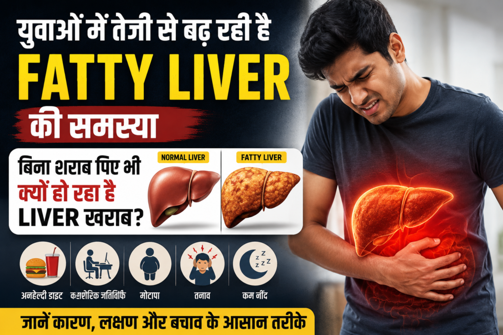 युवाओं में तेजी से बढ़ रही है Fatty Liver की समस्या, जानिए कारण, लक्षण और बचाव