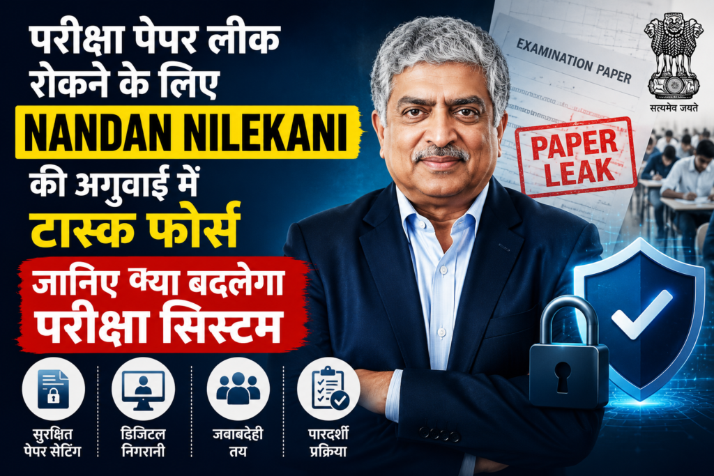 Exam Paper Leak रोकने के लिए Nandan Nilekani की अगुवाई में टास्क फोर्स, जानिए क्या बदलेगा परीक्षा सिस्टम