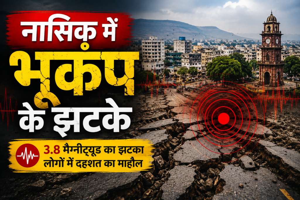 नासिक में भूकंप के झटके: सुबह-सुबह कांपी धरती,