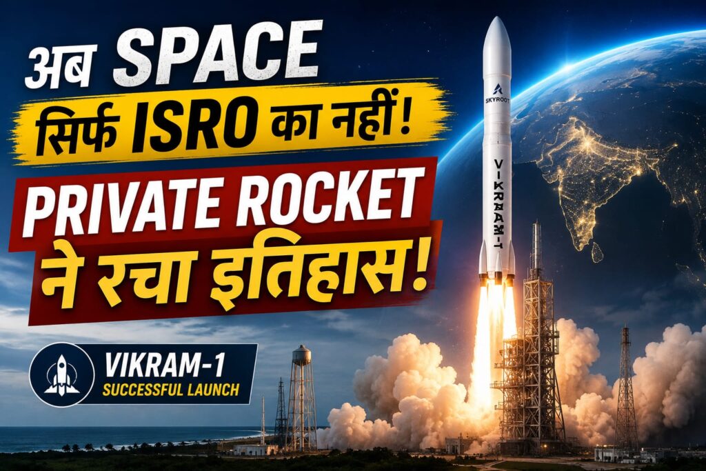 अब Space सिर्फ ISRO का नहीं! भारत की Private Company ने रचा इतिहास, Vikram-1 Orbit में पहुंचा
