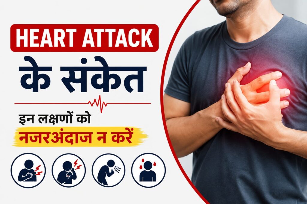 Heart Attack के Warning Signs: इन लक्षणों को बिल्कुल नजरअंदाज न करें