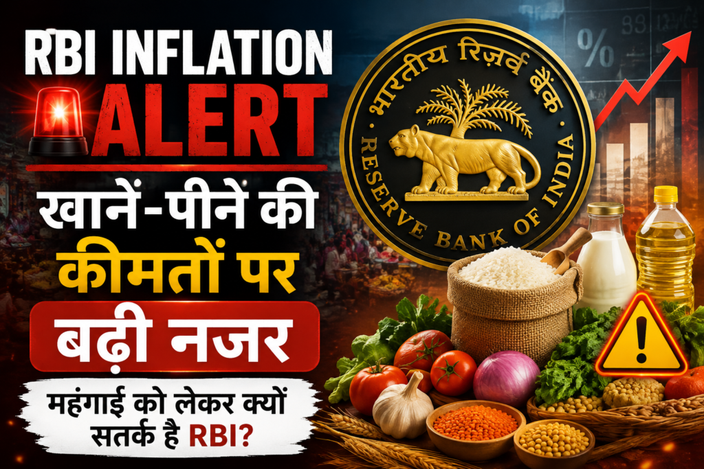 RBI Inflation Alert: खाने-पीने की कीमतों पर बढ़ी नजर, महंगाई को लेकर क्यों सतर्क है RBI?