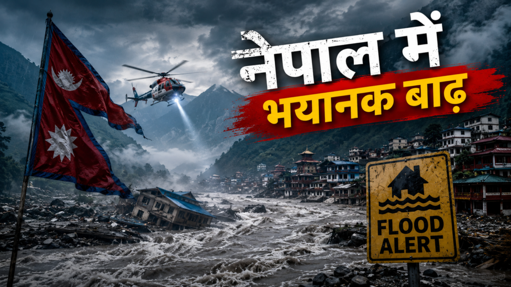 नेपाल में विनाशकारी बाढ़: 1300+ लापता, सैकड़ों विदेशी नागरिकों की तलाश जारी