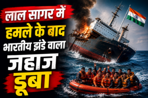 लाल सागर में हमले के बाद भारतीय झंडे वाला जहाज डूबा, सभी 13 भारतीय नाविक सुरक्षित बचाए गए